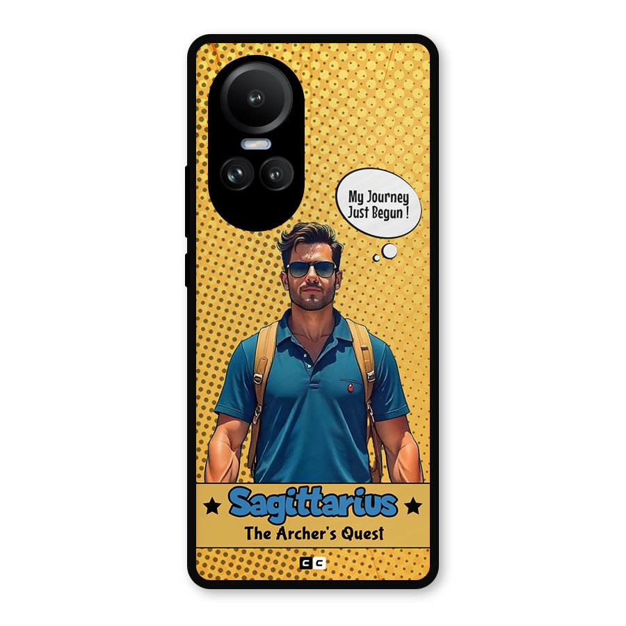 Sagittarius Quest Metal Back Case for Oppo Reno10 Pro