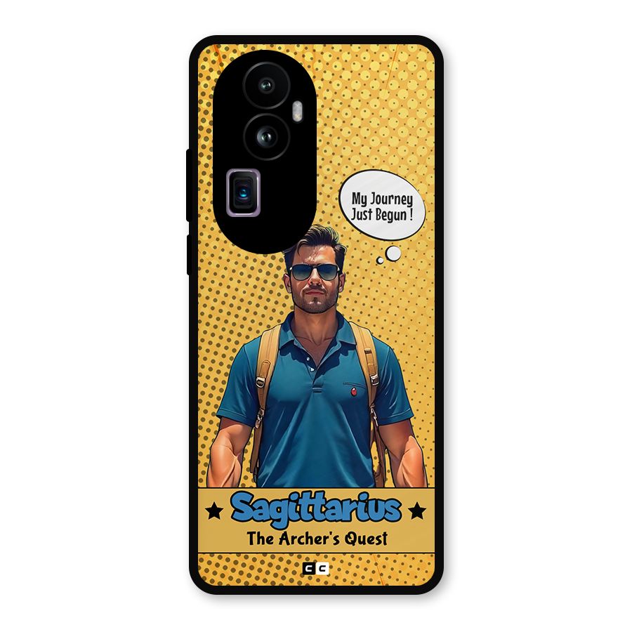 Sagittarius Quest Metal Back Case for Oppo Reno10 Pro Plus