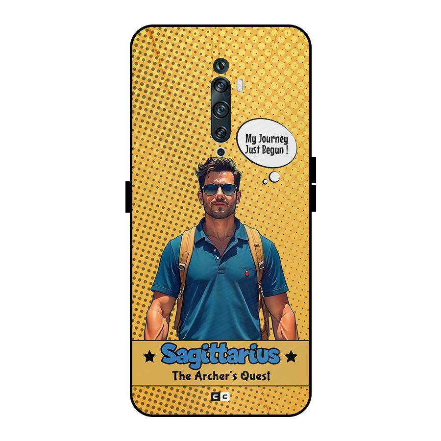 Sagittarius Quest Metal Back Case for Oppo Reno2 Z
