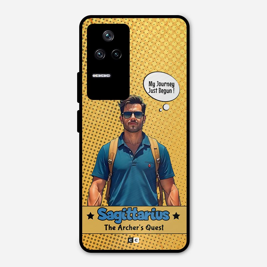 Sagittarius Quest Metal Back Case for Poco F4 5G