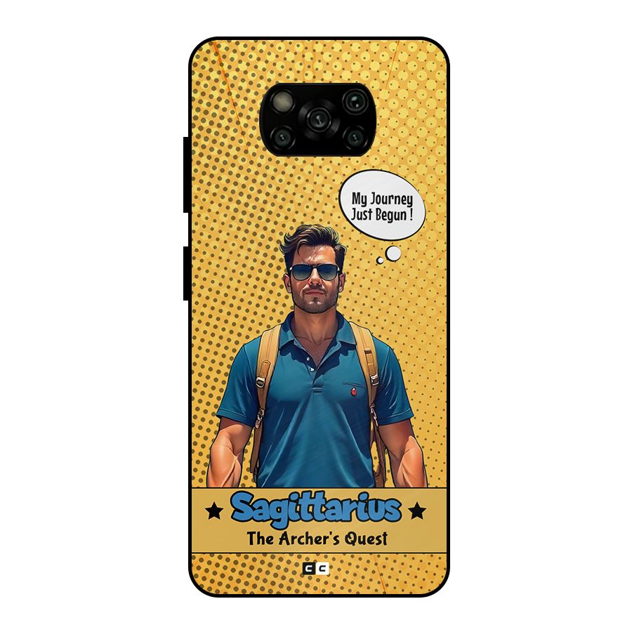Sagittarius Quest Metal Back Case for Poco X3