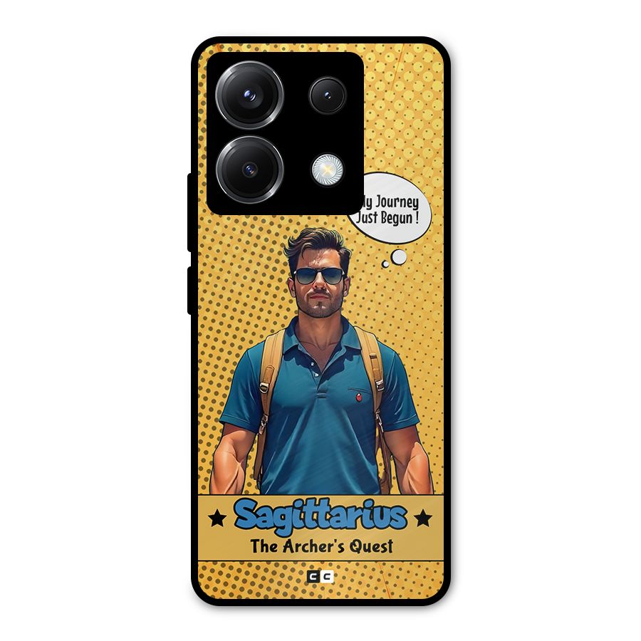 Sagittarius Quest Metal Back Case for Poco X6