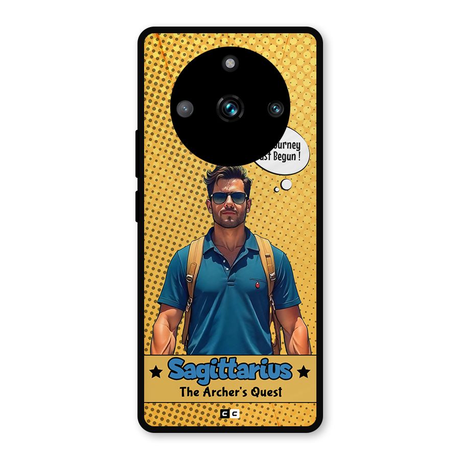 Sagittarius Quest Metal Back Case for Realme 11 Pro Plus