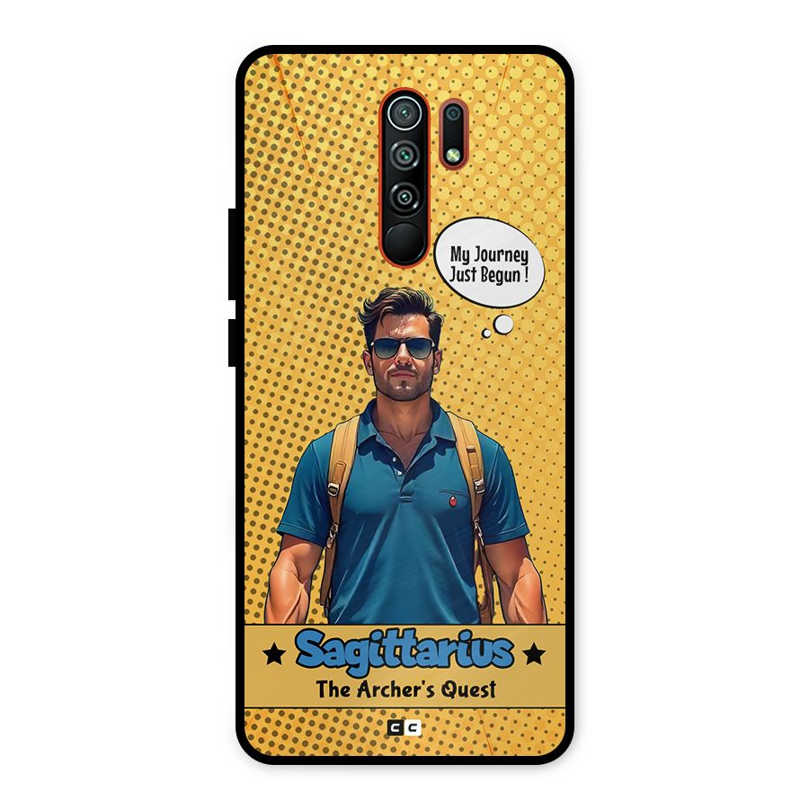 Sagittarius Quest Metal Back Case for Redmi 9 Prime