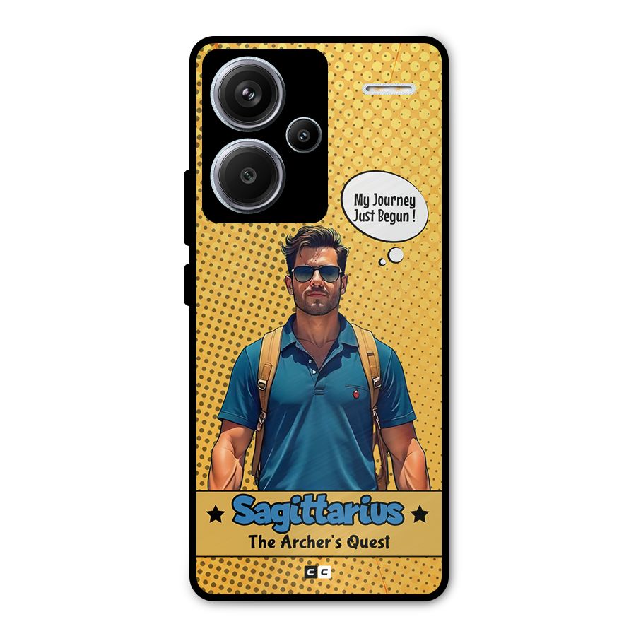 Sagittarius Quest Metal Back Case for Redmi Note 13 Pro Plus