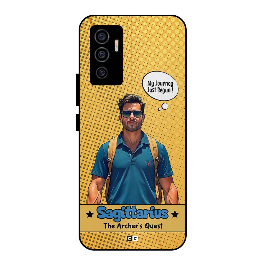Sagittarius Quest Metal Back Case for Vivo V23e
