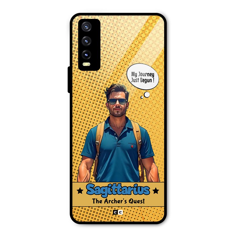 Sagittarius Quest Metal Back Case for Vivo Y20