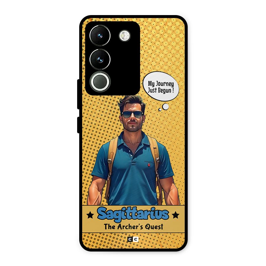 Sagittarius Quest Metal Back Case for Vivo Y200
