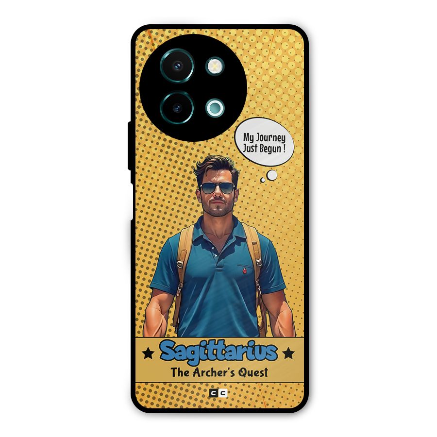 Sagittarius Quest Metal Back Case for Vivo Y58