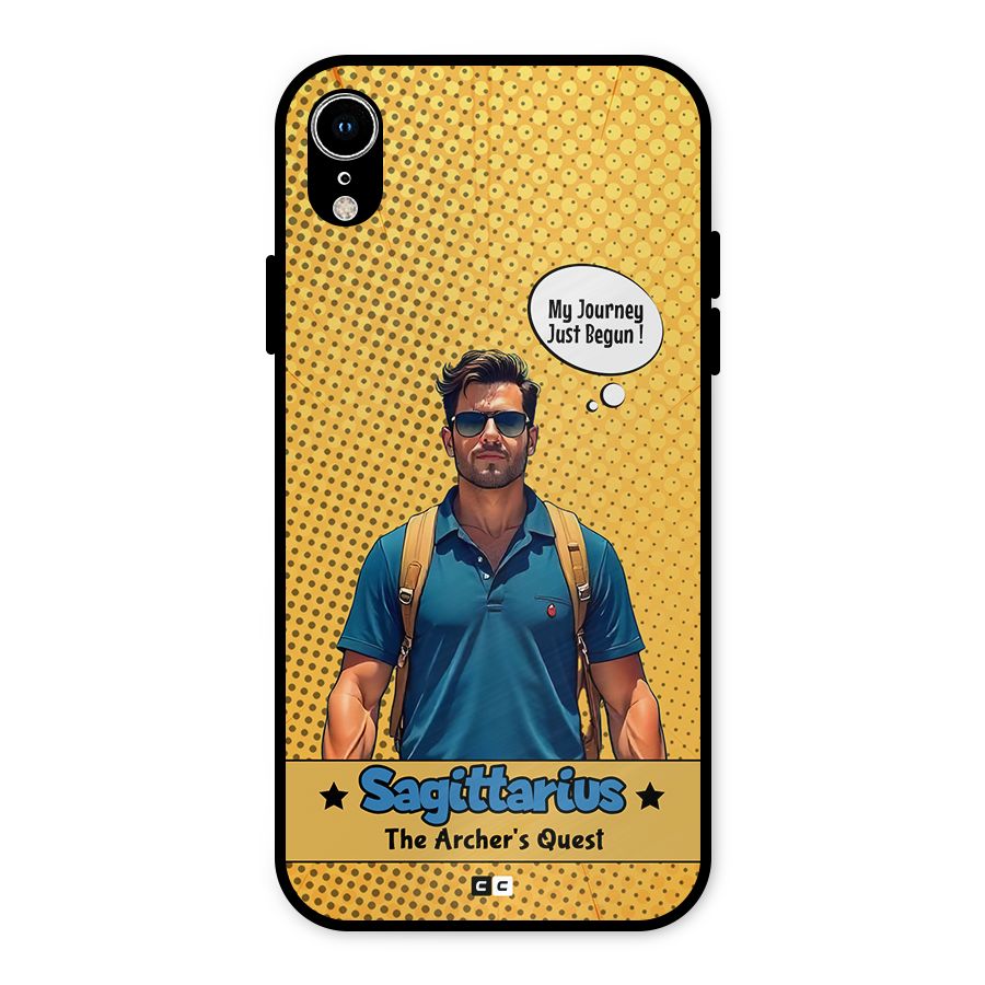 Sagittarius Quest Metal Back Case for iPhone XR