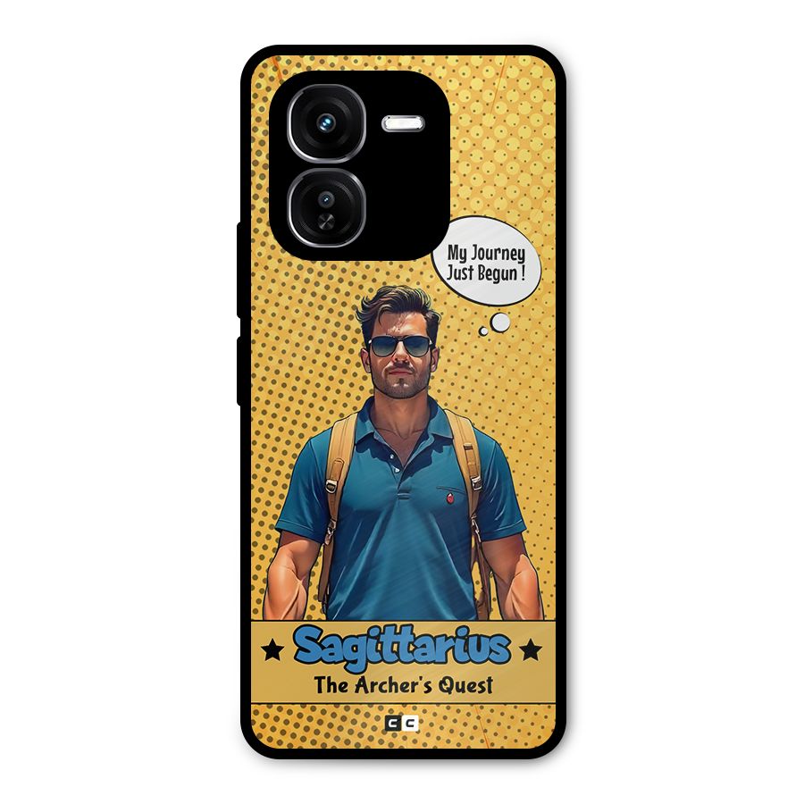 Sagittarius Quest Metal Back Case for iQOO Z9x