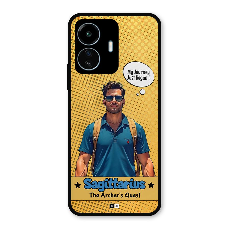 Sagittarius Quest Metal Back Case for vivo iQOO Z6 Lite 5G