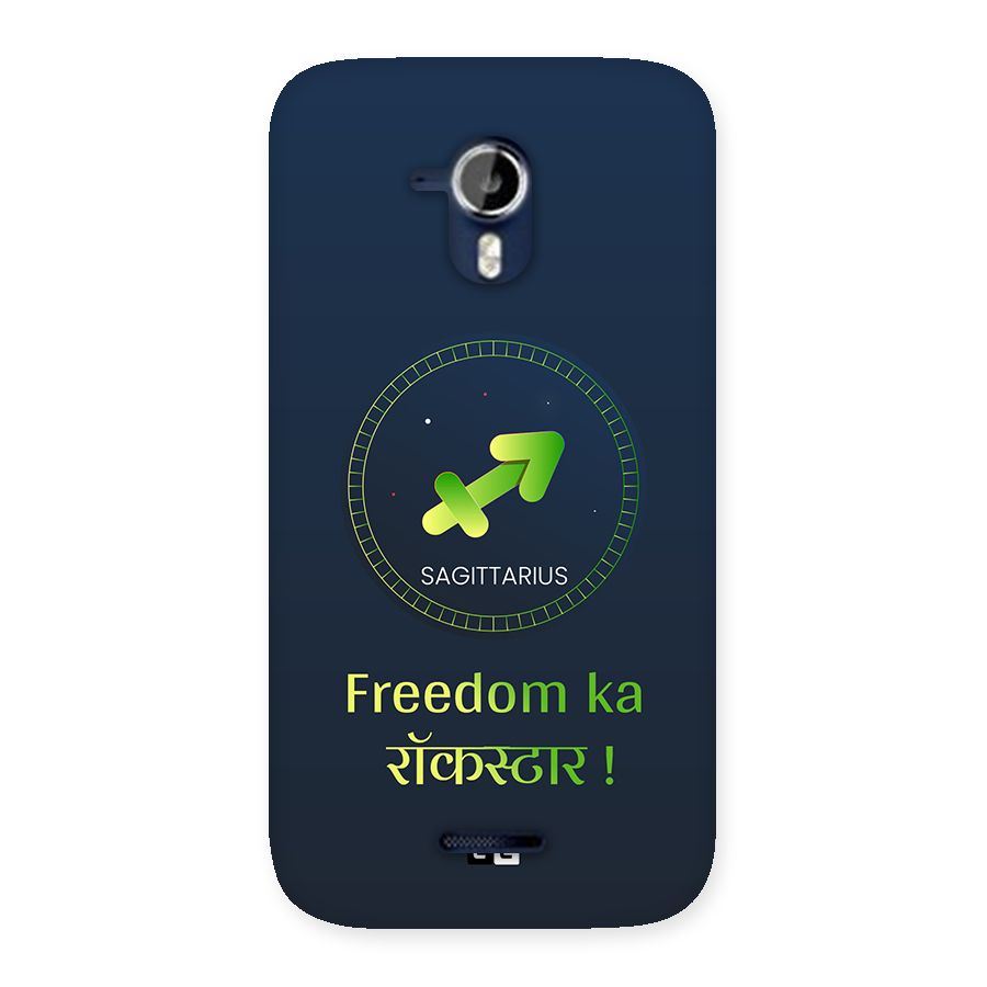 Sagittarius Rockstar Back Case for Canvas Magnus A117