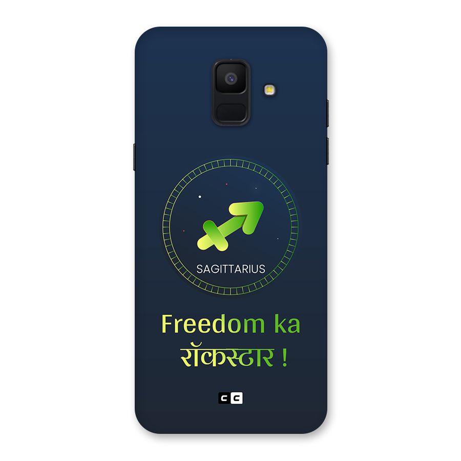 Sagittarius Rockstar Back Case for Galaxy A6 (2018)