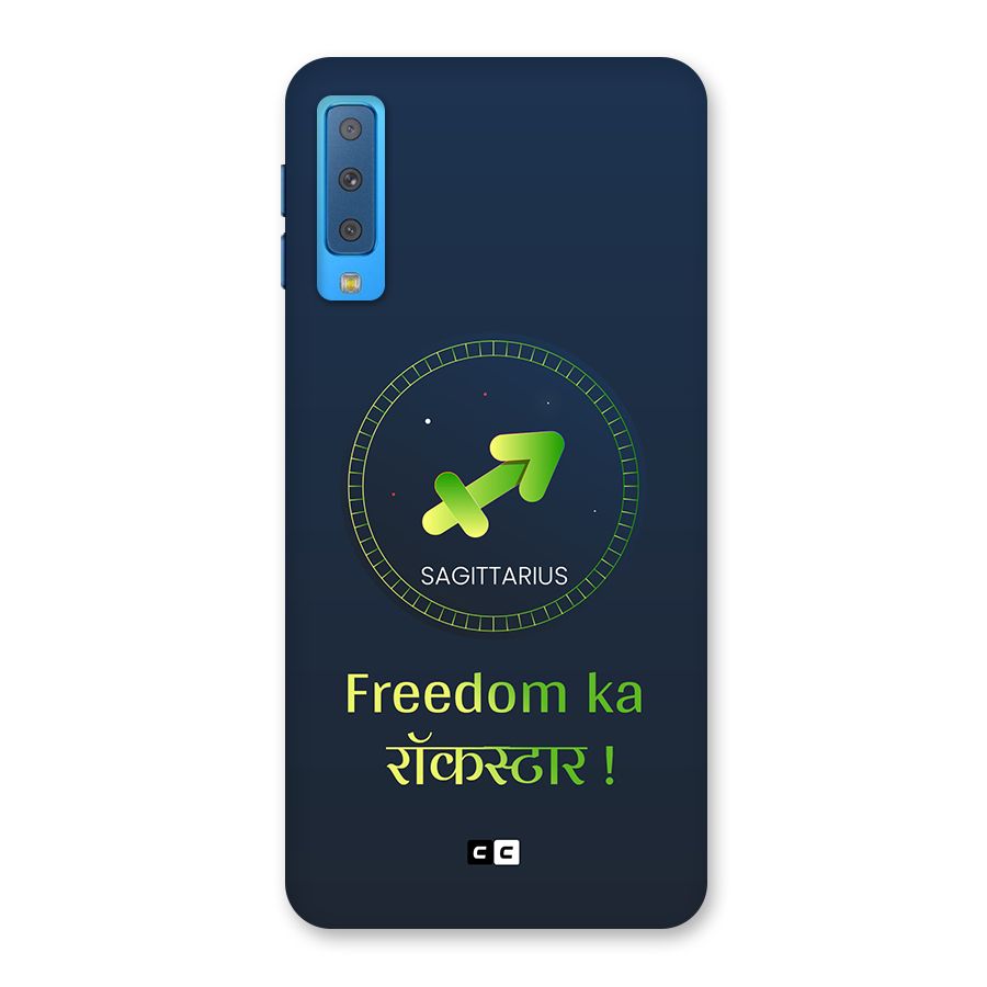 Sagittarius Rockstar Back Case for Galaxy A7 (2018)