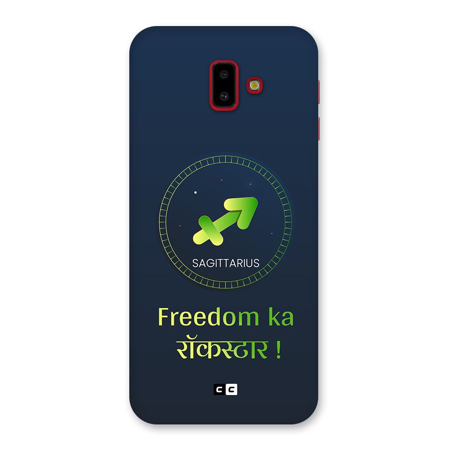 Sagittarius Rockstar Back Case for Galaxy J6 Plus