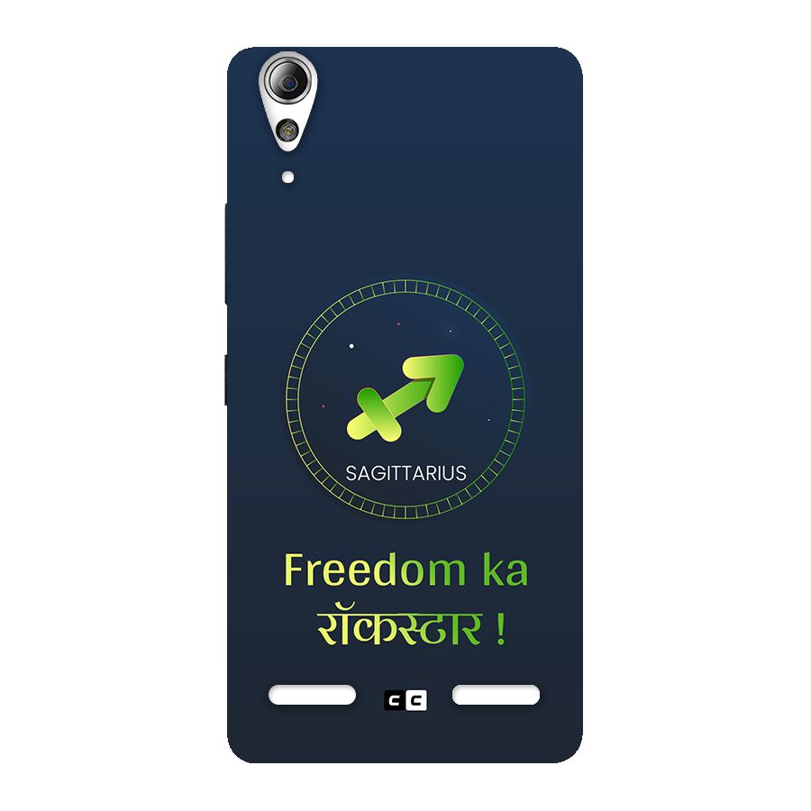 Sagittarius Rockstar Back Case for Lenovo A6000 Plus