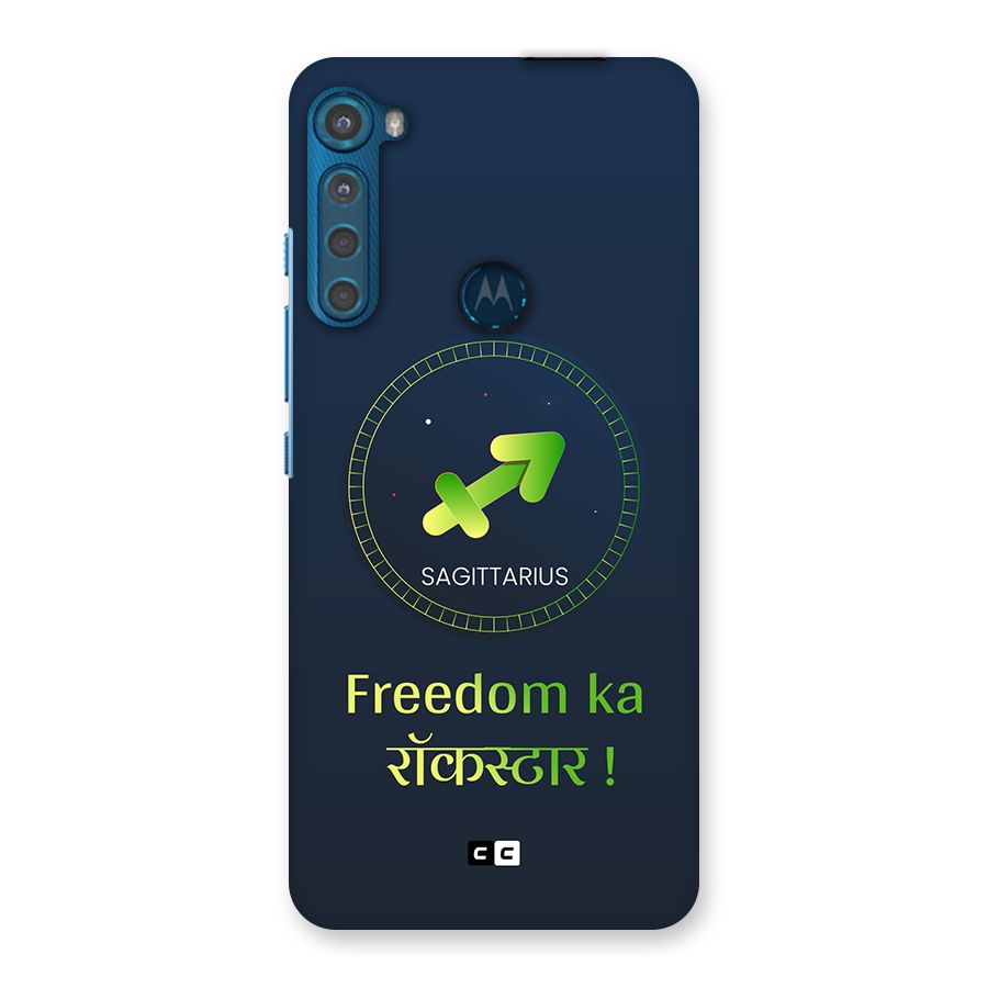 Sagittarius Rockstar Back Case for Motorola One Fusion Plus