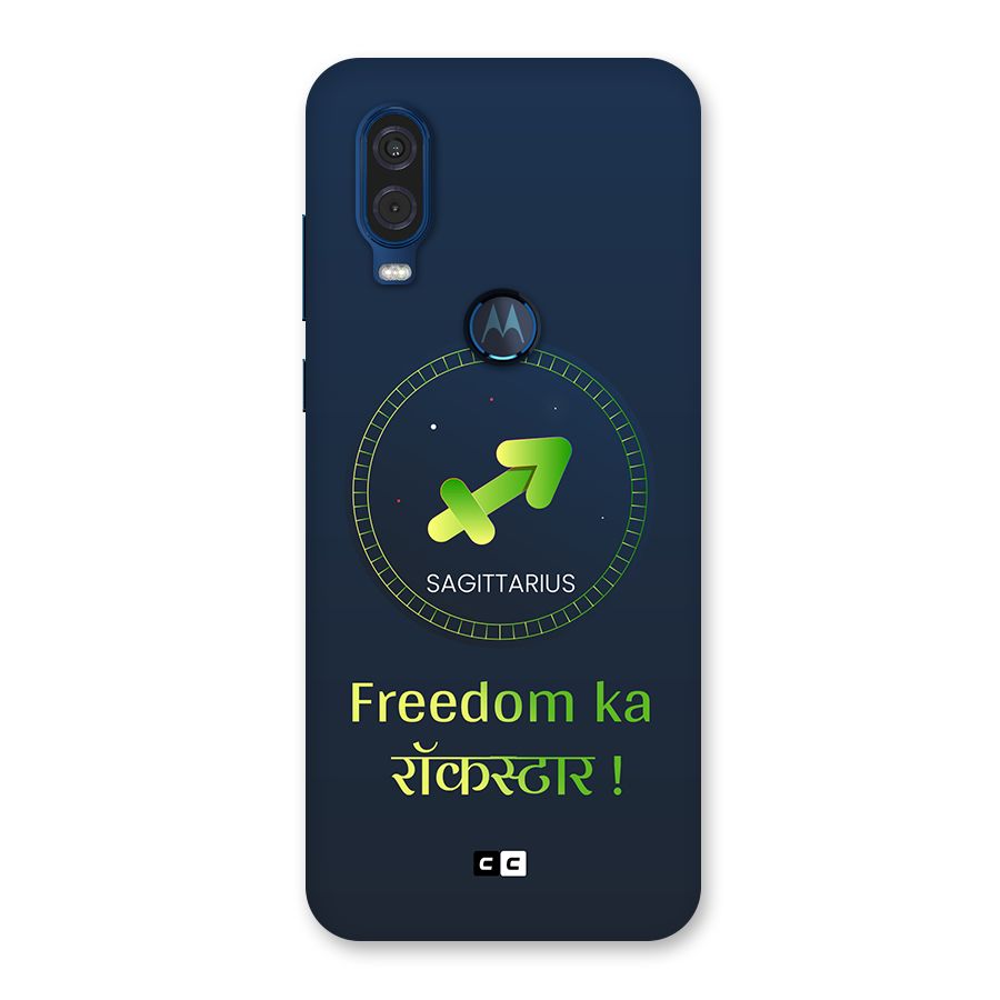 Sagittarius Rockstar Back Case for Motorola One Vision