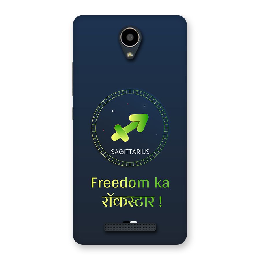 Sagittarius Rockstar Back Case for Redmi Note 2