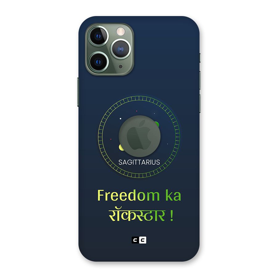 Sagittarius Rockstar Back Case for iPhone 11 Pro Logo Cut