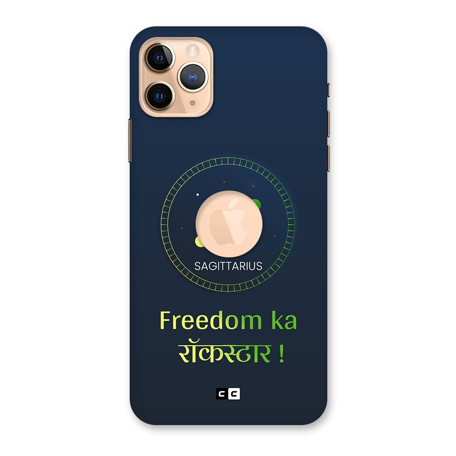 Sagittarius Rockstar Back Case for iPhone 11 Pro Max Logo Cut