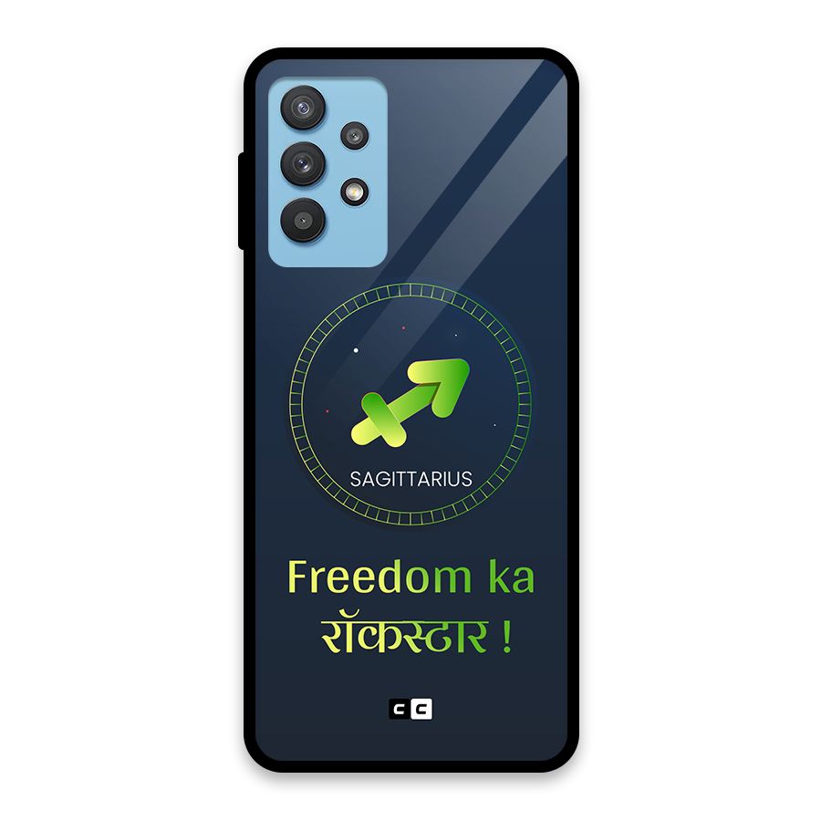 Sagittarius Rockstar Glass Back Case for Galaxy M32 5G