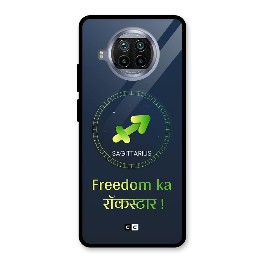 Sagittarius Rockstar Glass Back Case for Mi 10i