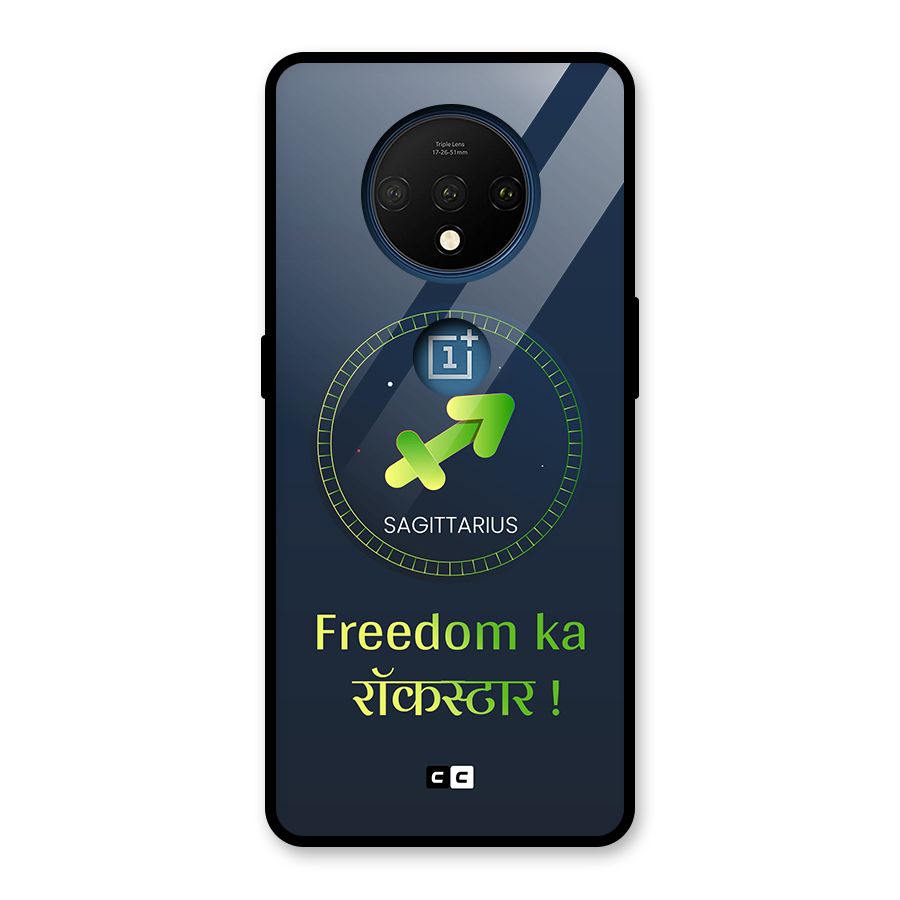Sagittarius Rockstar Glass Back Case for OnePlus 7T