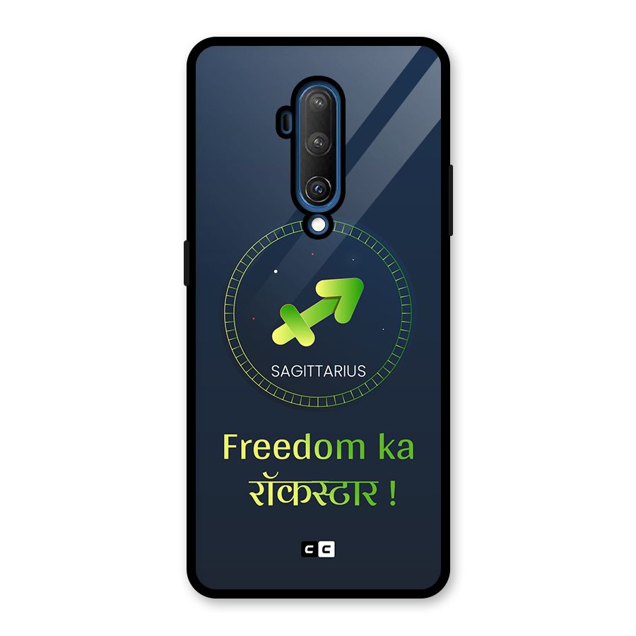 Sagittarius Rockstar Glass Back Case for OnePlus 7T Pro