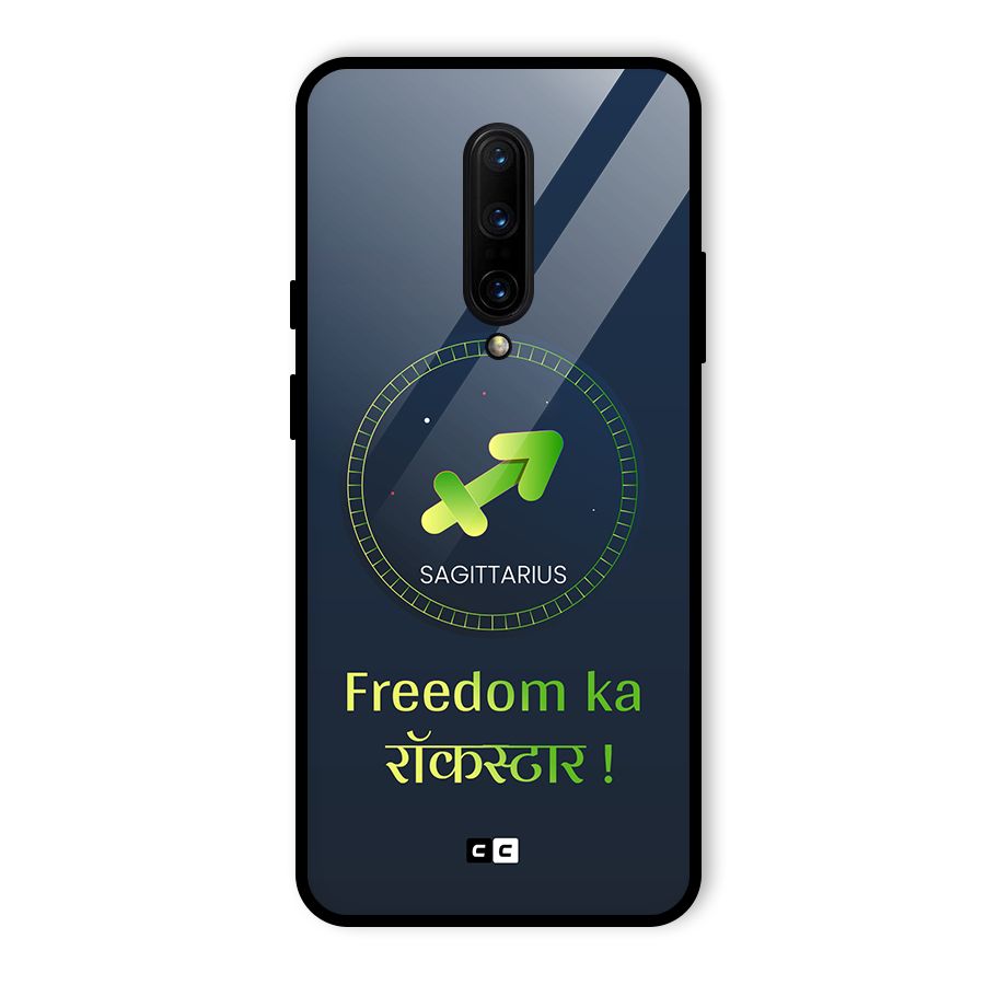 Sagittarius Rockstar Glass Back Case for OnePlus 7 Pro