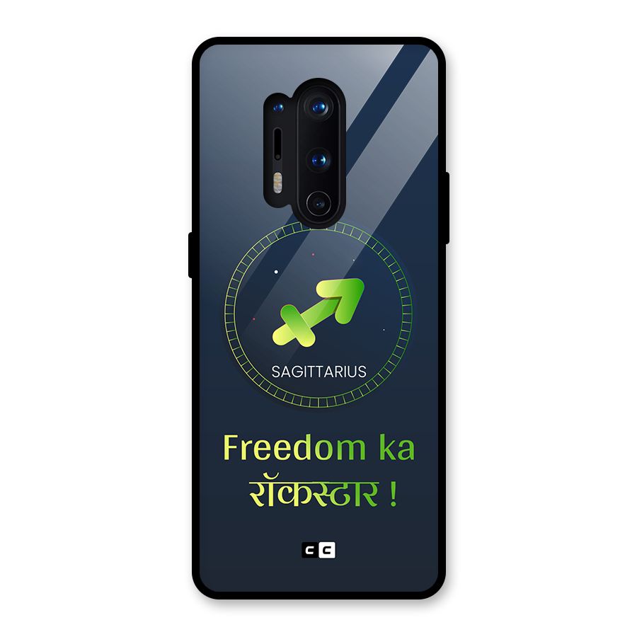 Sagittarius Rockstar Glass Back Case for OnePlus 8 Pro