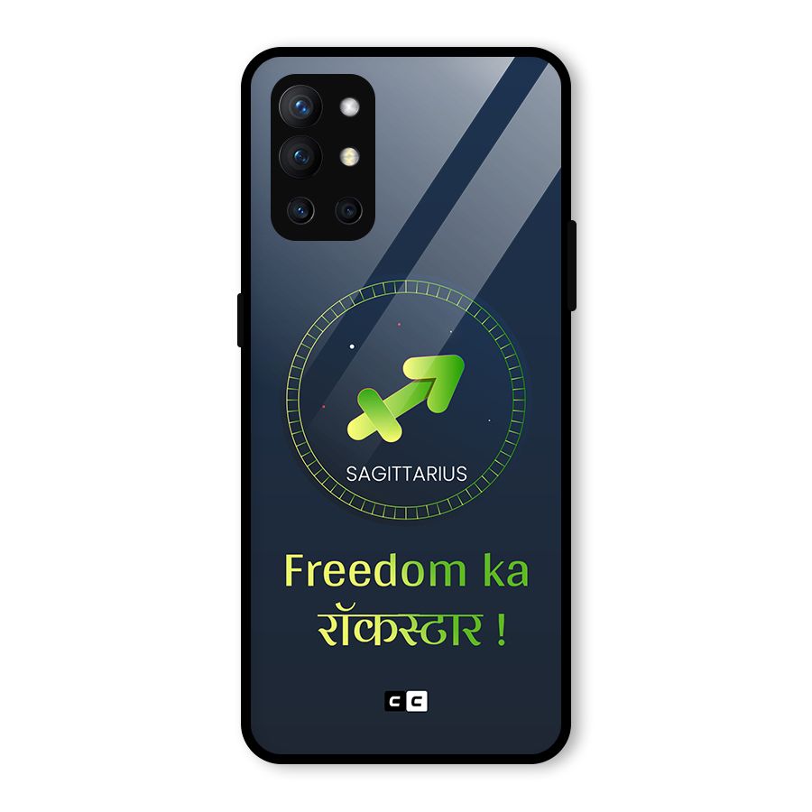 Sagittarius Rockstar Glass Back Case for OnePlus 9R