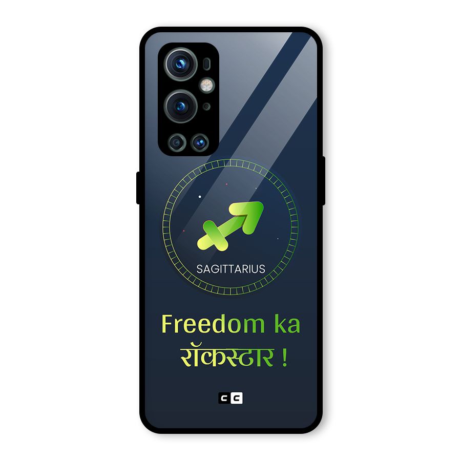 Sagittarius Rockstar Glass Back Case for OnePlus 9 Pro
