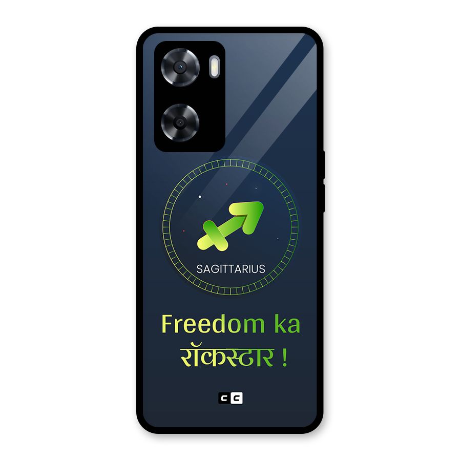 Sagittarius Rockstar Glass Back Case for OnePlus Nord N20 SE
