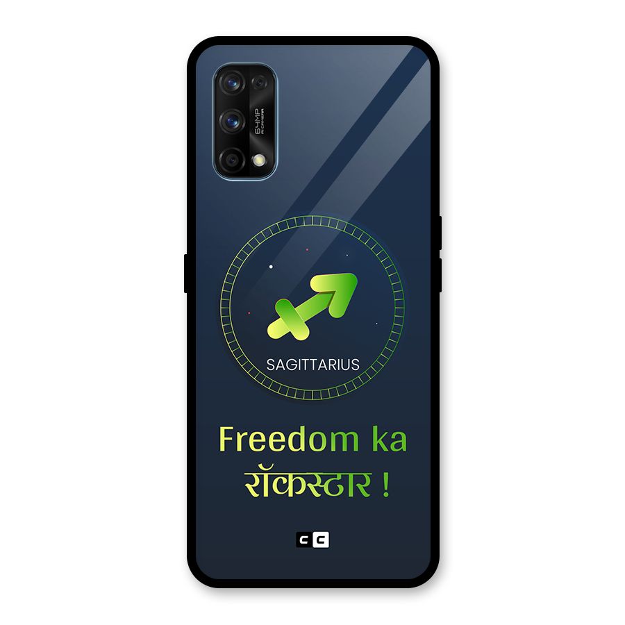 Sagittarius Rockstar Glass Back Case for Realme 7 Pro