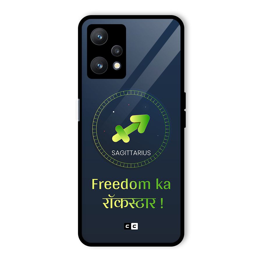 Sagittarius Rockstar Glass Back Case for Realme 9 Pro 5G