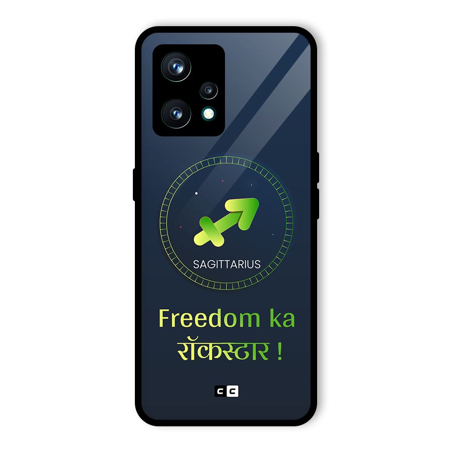 Sagittarius Rockstar Glass Back Case for Realme 9 Pro Plus 5G