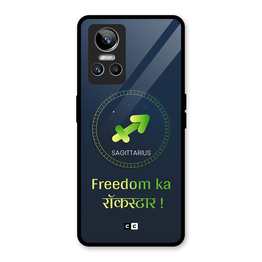Sagittarius Rockstar Glass Back Case for Realme GT Neo 3