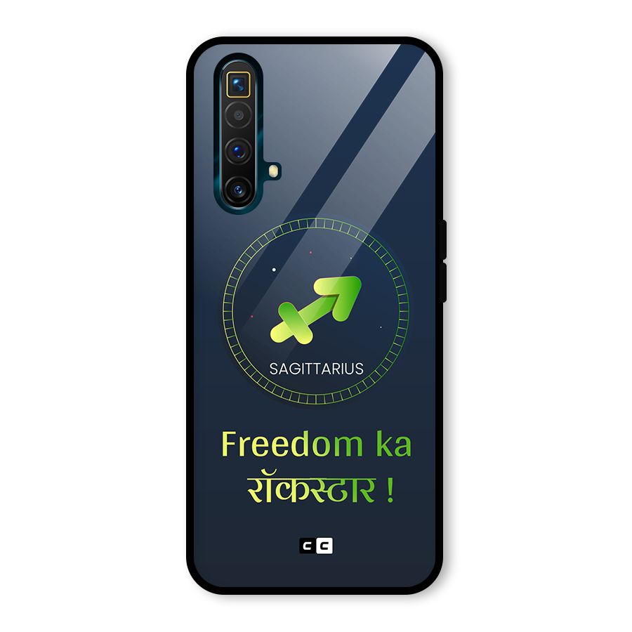 Sagittarius Rockstar Glass Back Case for Realme X3