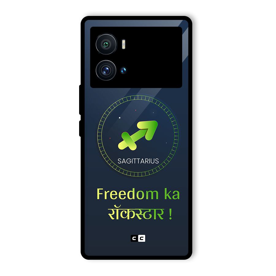 Sagittarius Rockstar Glass Back Case for Vivo iQOO 9 Pro