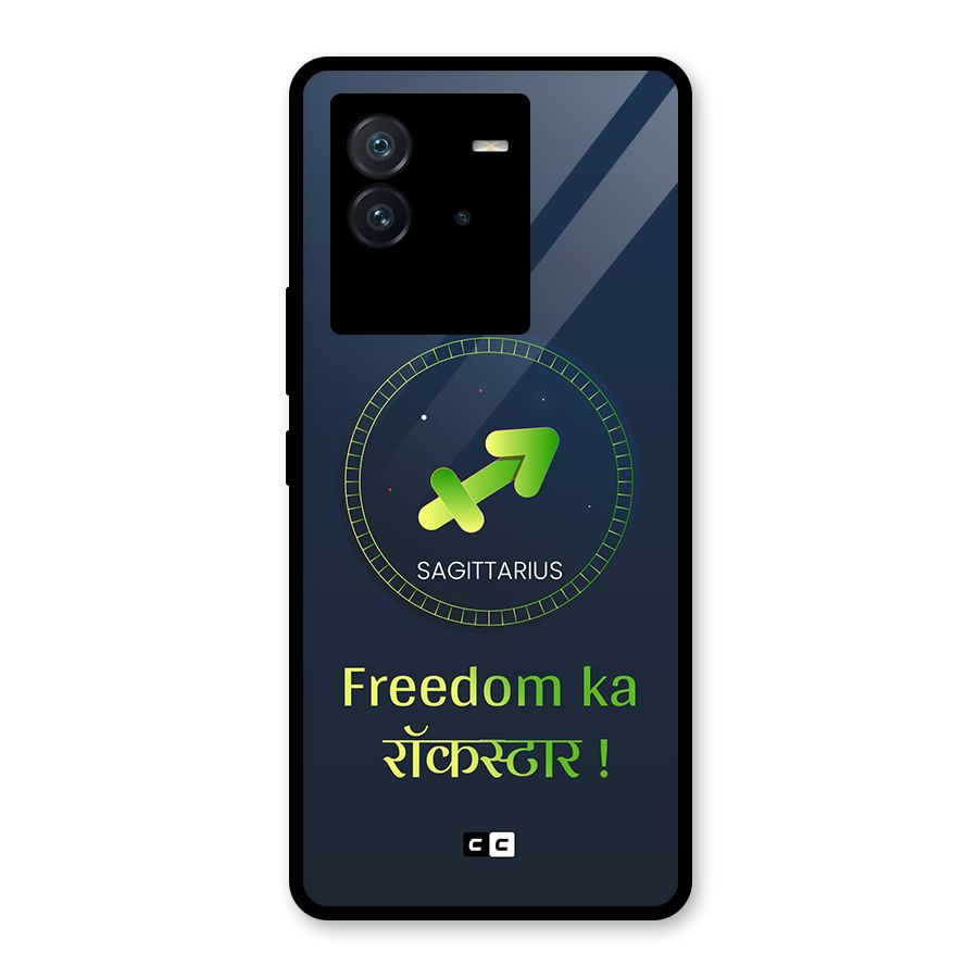 Sagittarius Rockstar Glass Back Case for Vivo iQOO Neo 6 5G