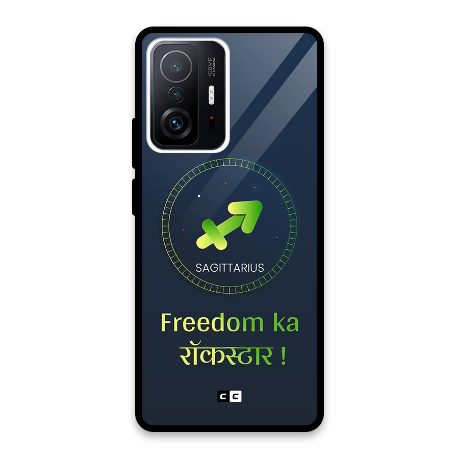 Sagittarius Rockstar Glass Back Case for Xiaomi 11T Pro