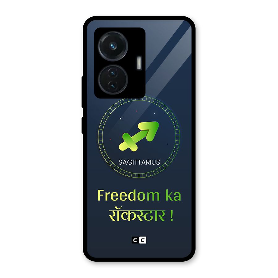Sagittarius Rockstar Glass Back Case for iQOO Z6 44W