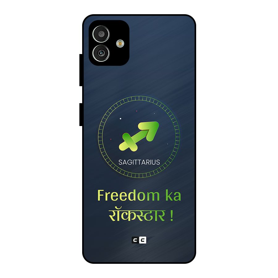 Sagittarius Rockstar Metal Back Case for Galaxy M13 5G