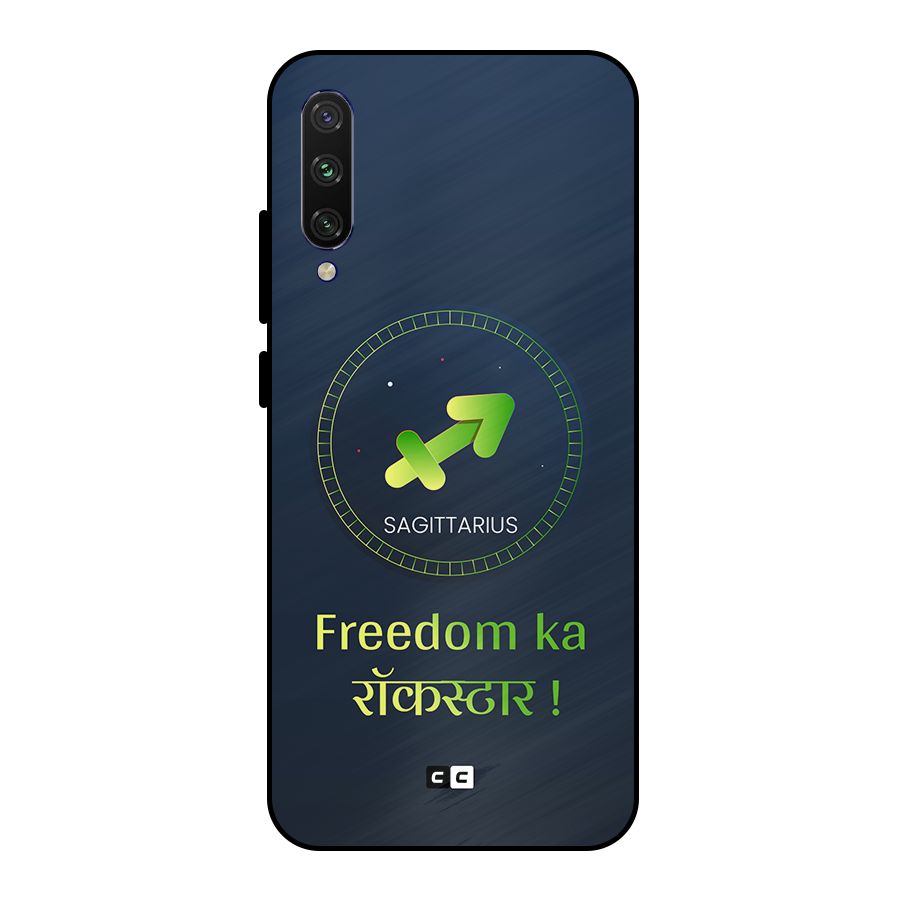Sagittarius Rockstar Metal Back Case for Mi A3