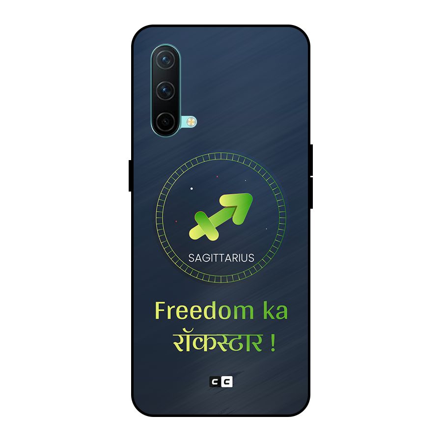 Sagittarius Rockstar Metal Back Case for OnePlus Nord CE 5G