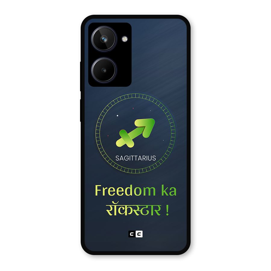 Sagittarius Rockstar Metal Back Case for Realme 10