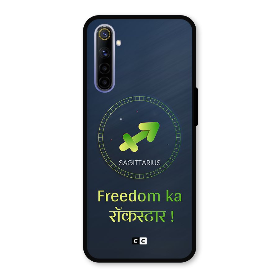 Sagittarius Rockstar Metal Back Case for Realme 6i