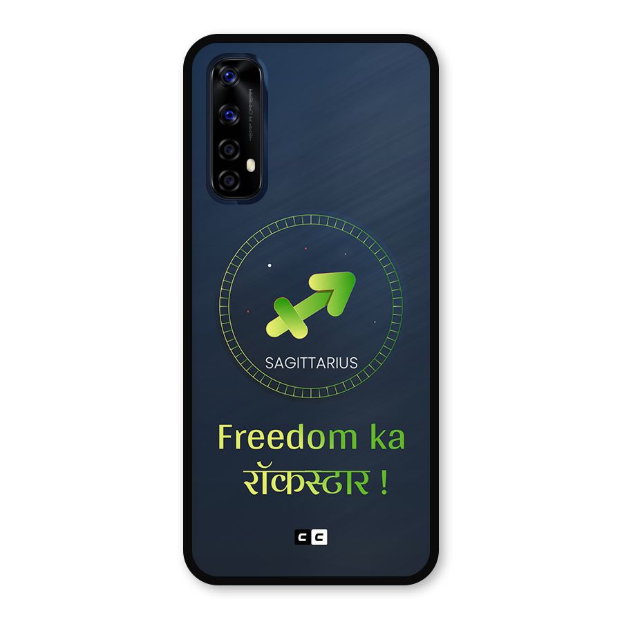 Sagittarius Rockstar Metal Back Case for Realme 7